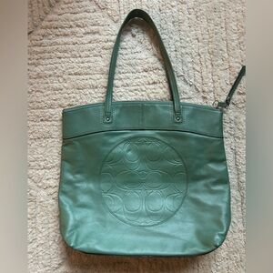 Coach leather bag